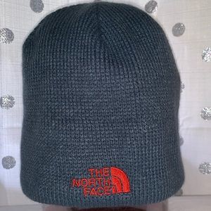 Slate colored North Face Winter Hat